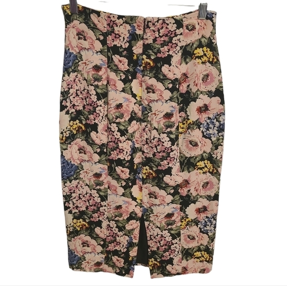 Rebecca Taylor | Women's Lavinia Floral Print Pencil Skirt (Size 2) - Picture 15 of 15